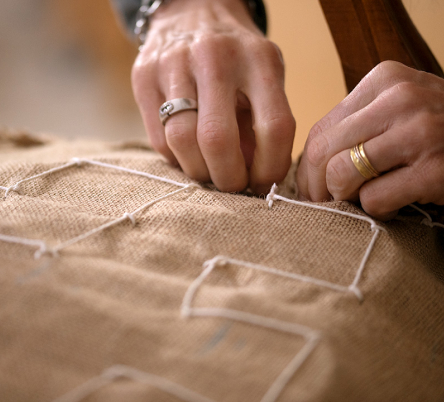 Mise en situation : coudre des ressorts