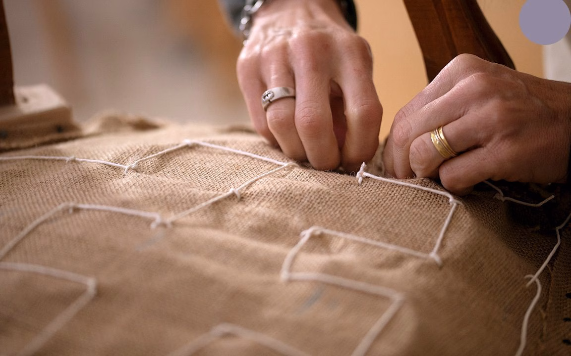 Mise en situation : coudre des ressorts