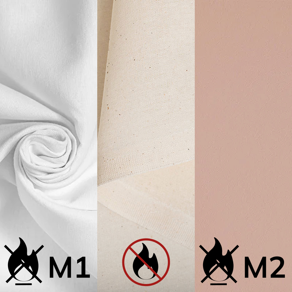 Tissus ignifugé et non feu